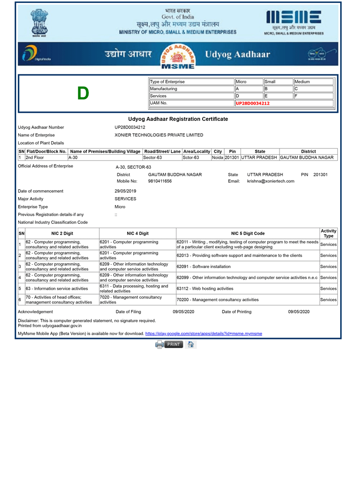 Incorporation